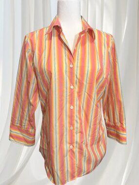 Westbound Essentials Multicolored Stripe Blouse
